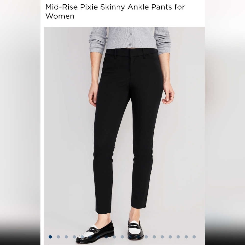 Mid-Rise Pixie Skinny Ankle Pants for Women